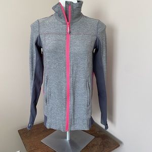 Lululemon Tadasana Zip Front Jacket back is mesh